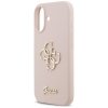 Etui Guess Silicone Big 4G Script do     iPhone 17 różowy